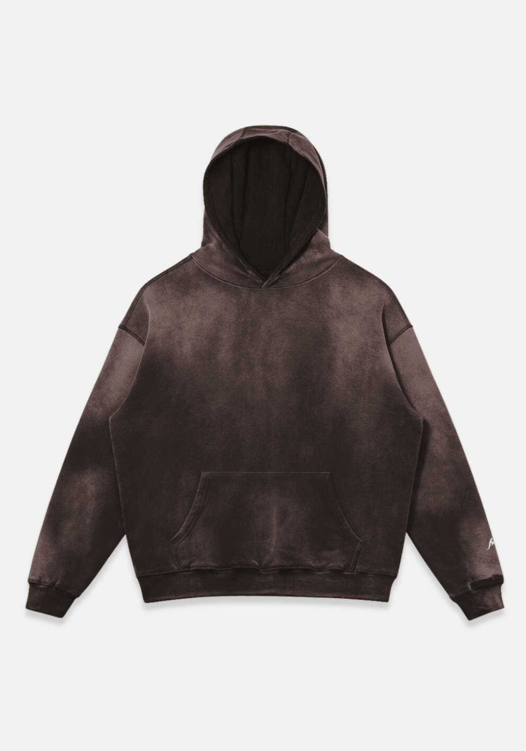 Sun Faded Hoodie Brown - Main Image
