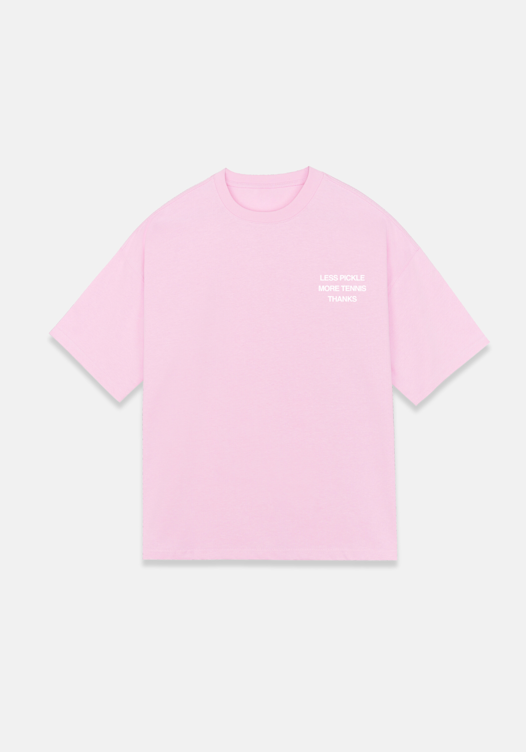 Less Pickle Oversized Tee - Pink