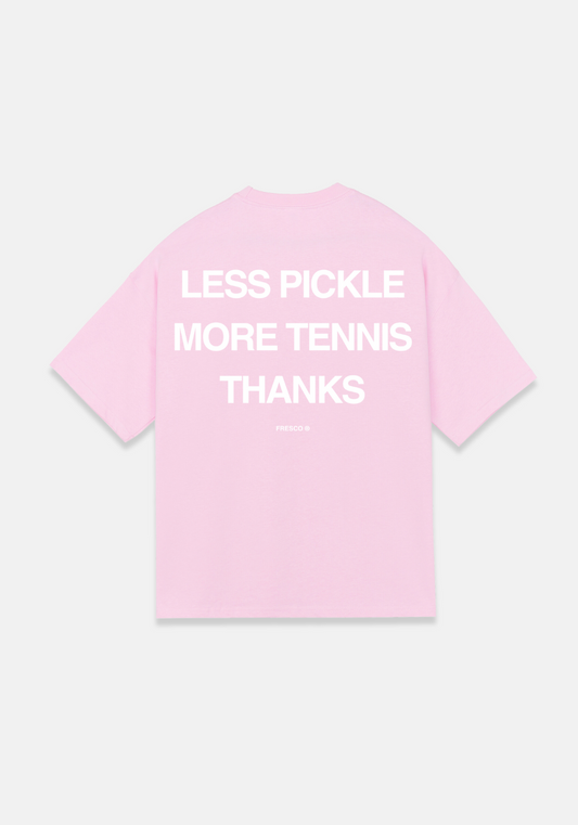 Less Pickle Oversized Tee - Pink