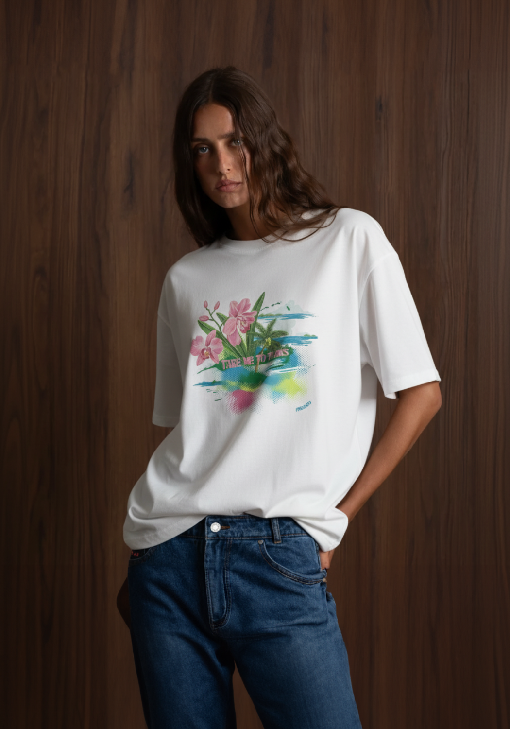 Take Me To Turks Oversized Tee