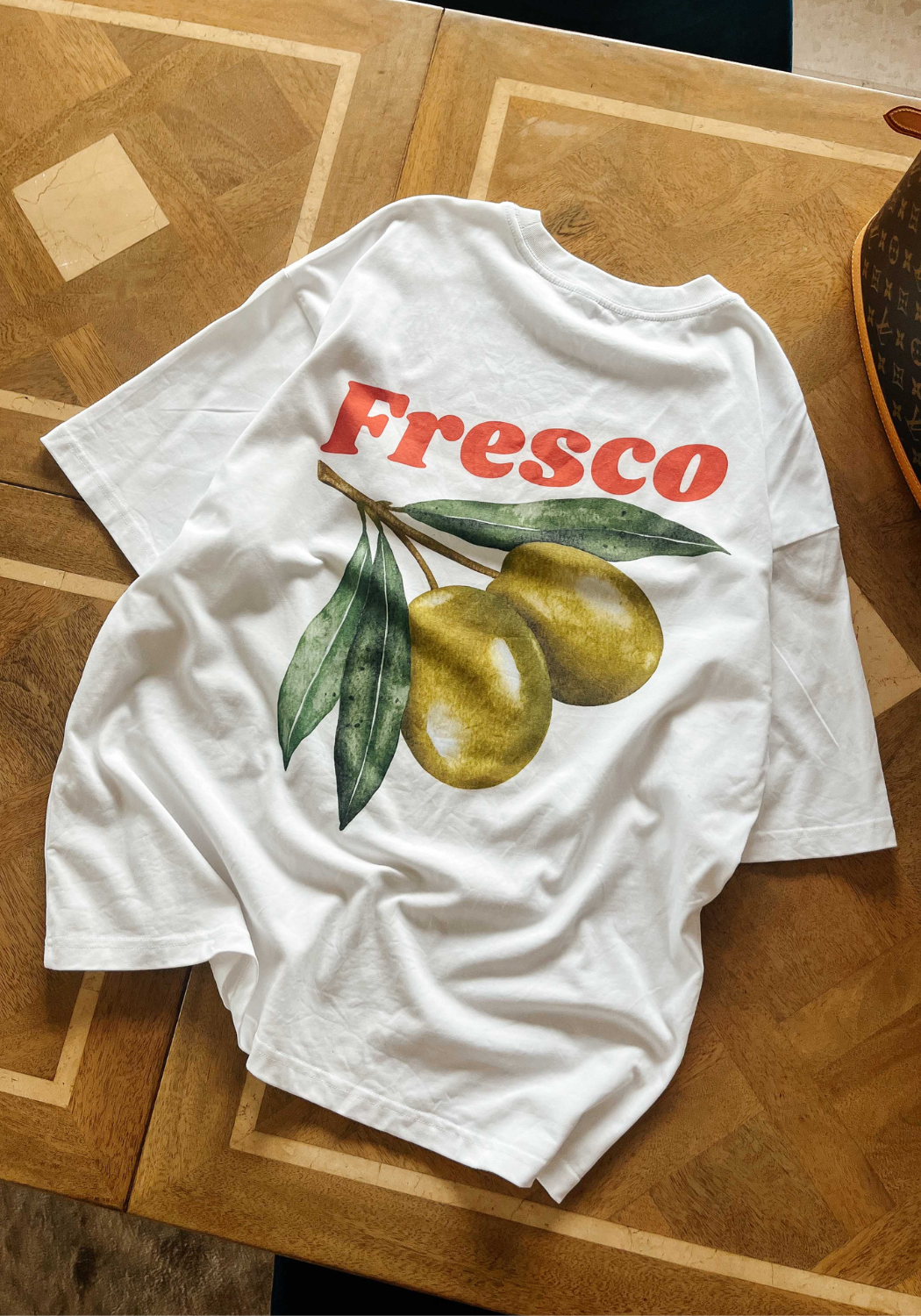 Extra Virgin Olive Oversized Tee