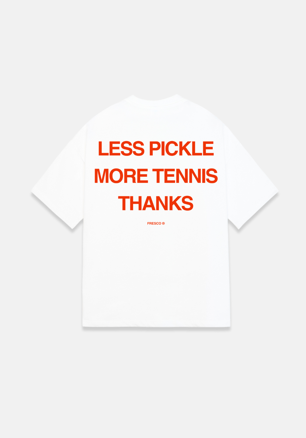 Less Pickle Oversized Tee - White