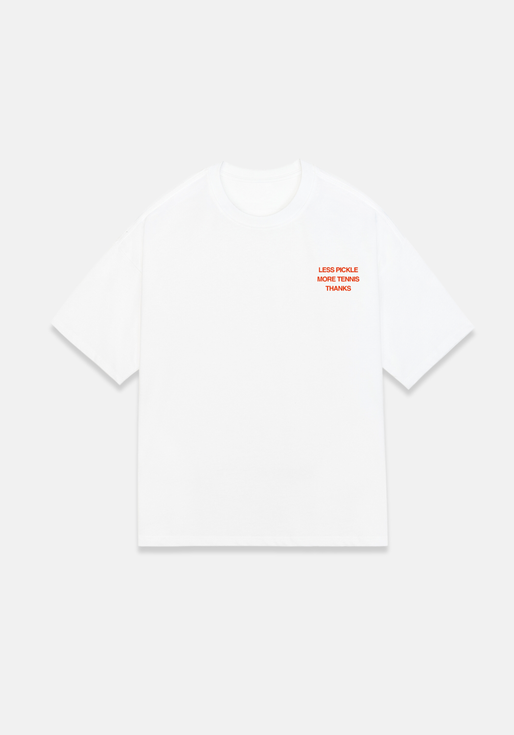 Less Pickle Oversized Tee - White