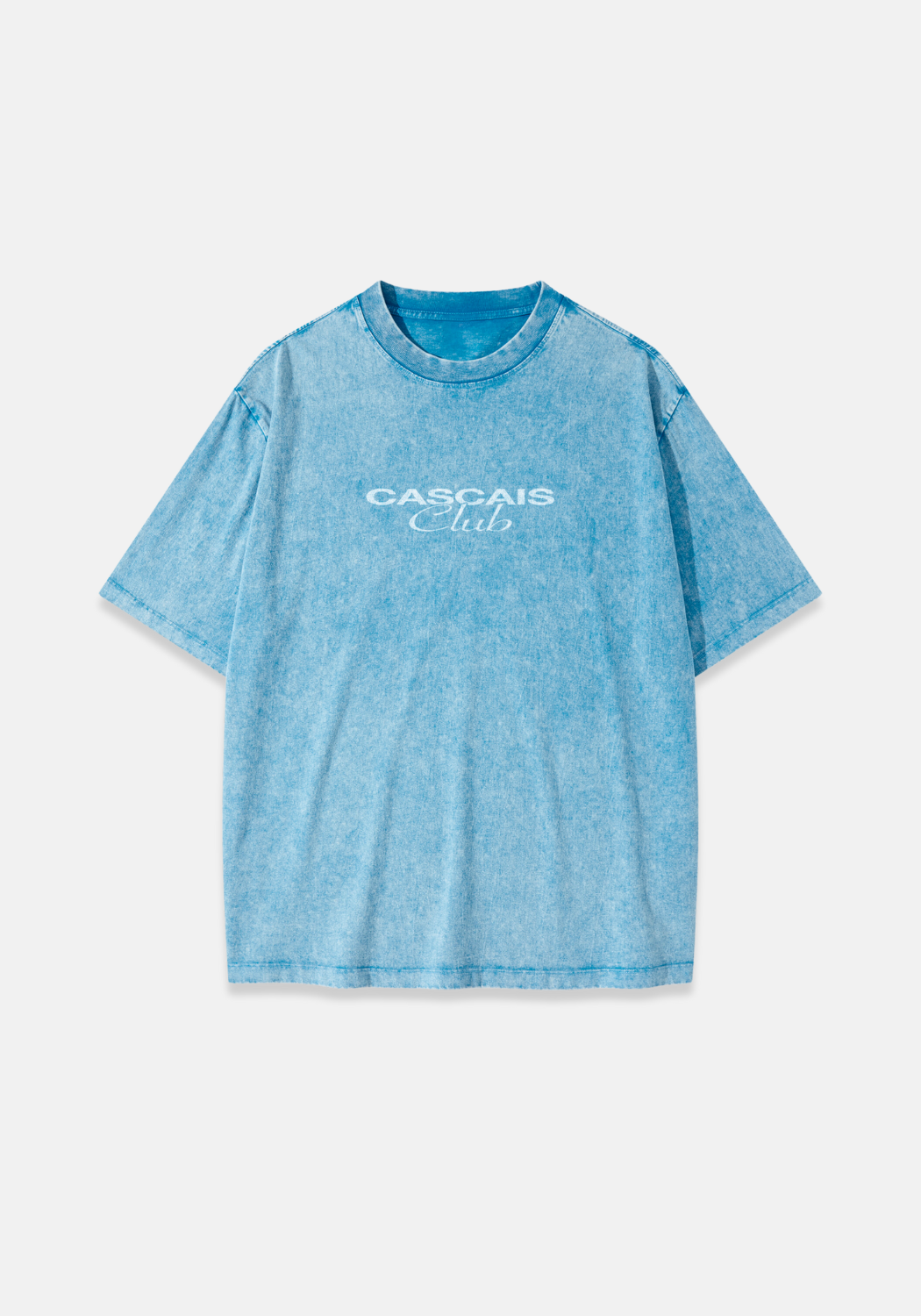 Club Cascais Oversized Tee - Pastel Blue