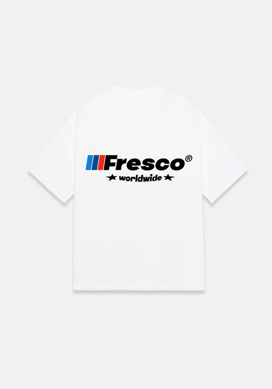 Racing Oversized Tee White