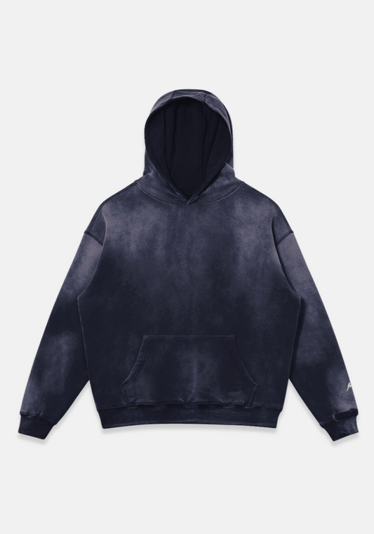 Sun Faded Hoodie Blue