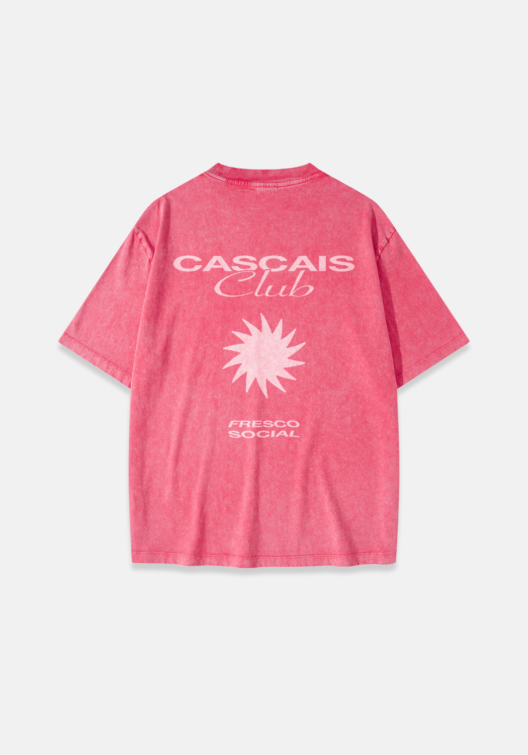 Cascais Club Oversized Tee - Pink