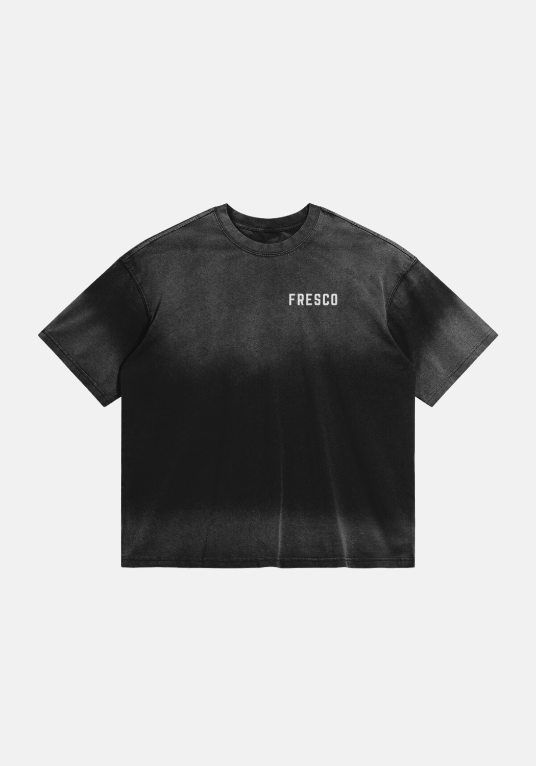 Basic Acid Wash Tee Black