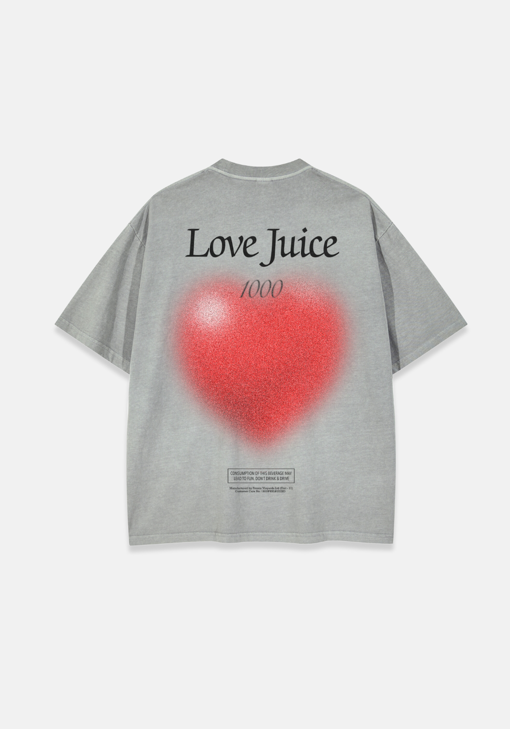 Love Juice Faded Oversized Tee