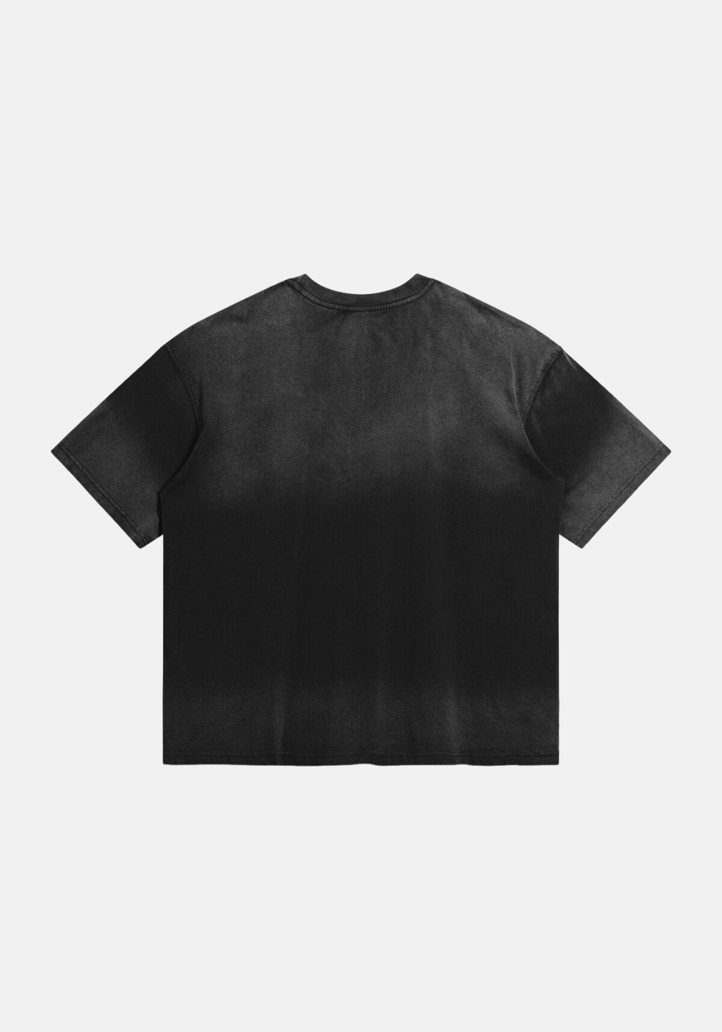 Basic Acid Wash Tee Black