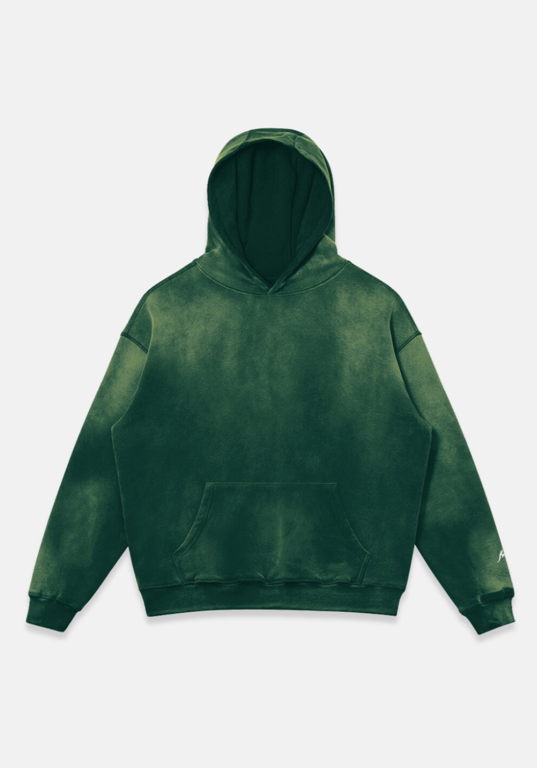 Sun Faded Hoodie Mineral Green