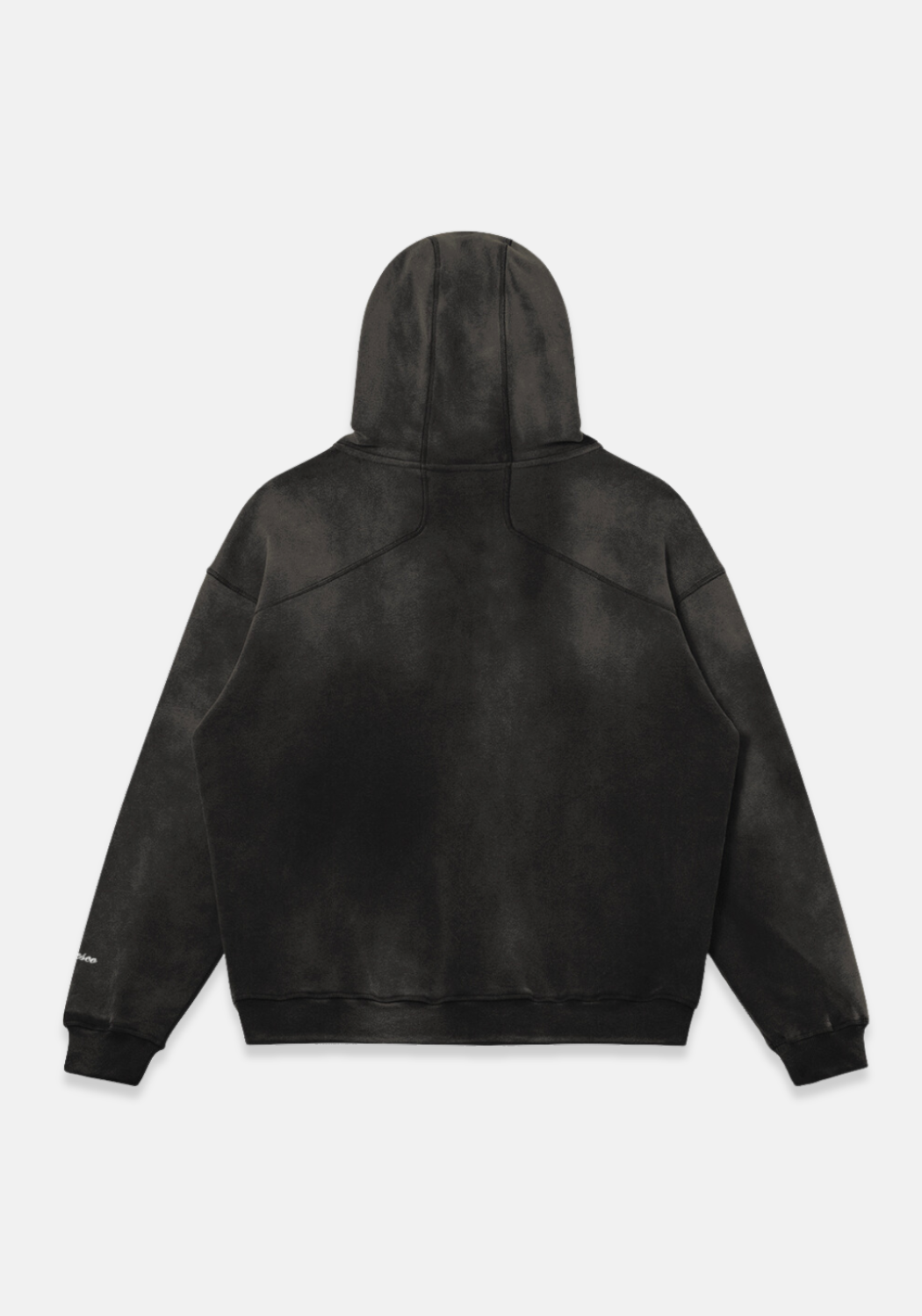 Sun Faded Hoodie Black