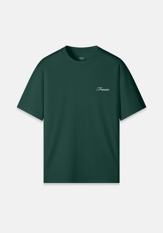 Script Tee British Racing Green