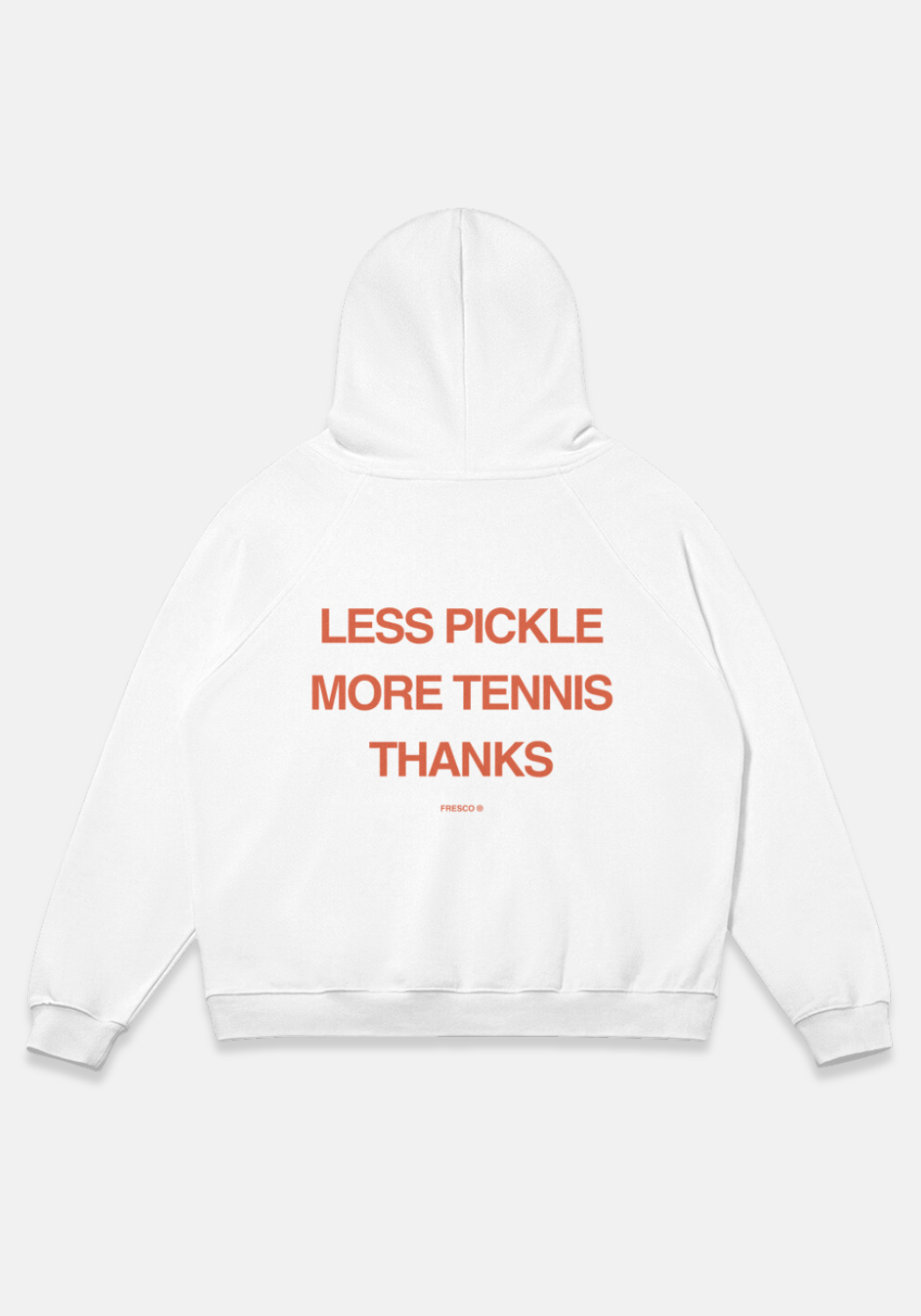 Less Pickle Hoodie White