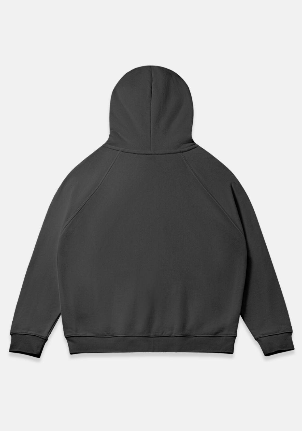 Zip Up Hoodie Black