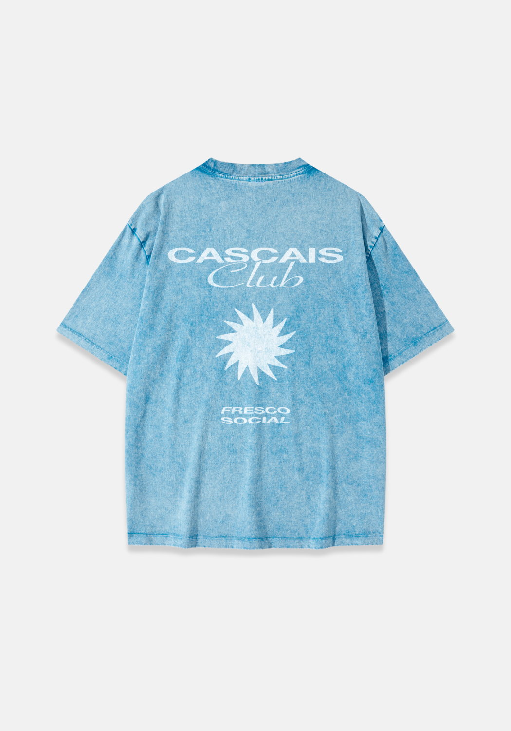 Club Cascais Oversized Tee - Pastel Blue