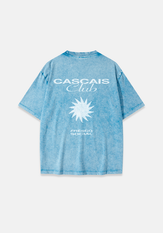 Club Cascais Oversized Tee - Pastel Blue